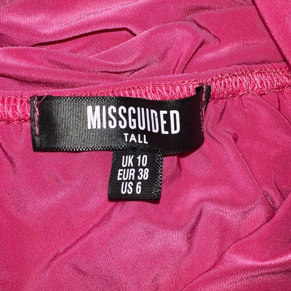 Missguided+ Fuchsia Backless Ruched Dress - Picture 3 of 3